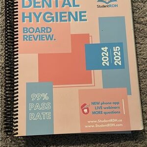 Dental Hygiene Board Review Notebook - Pink and Blue